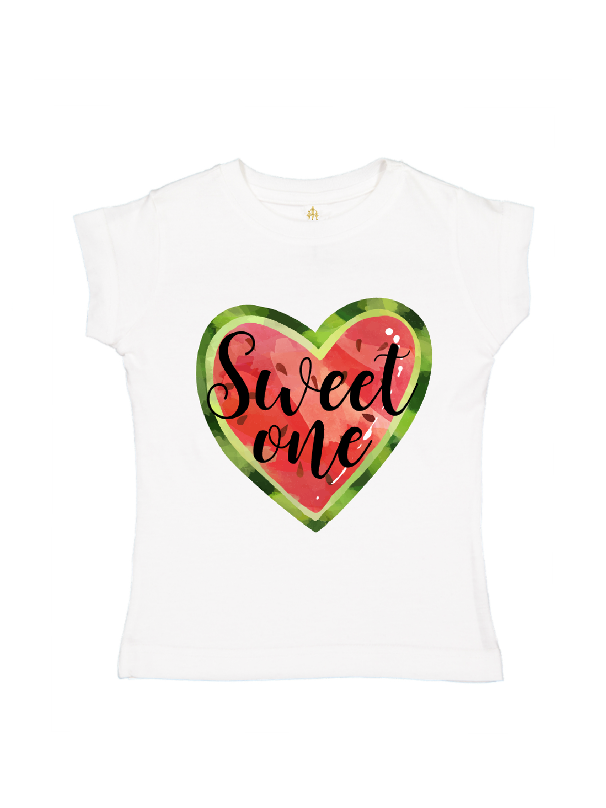 sweet one girls white t-shirt