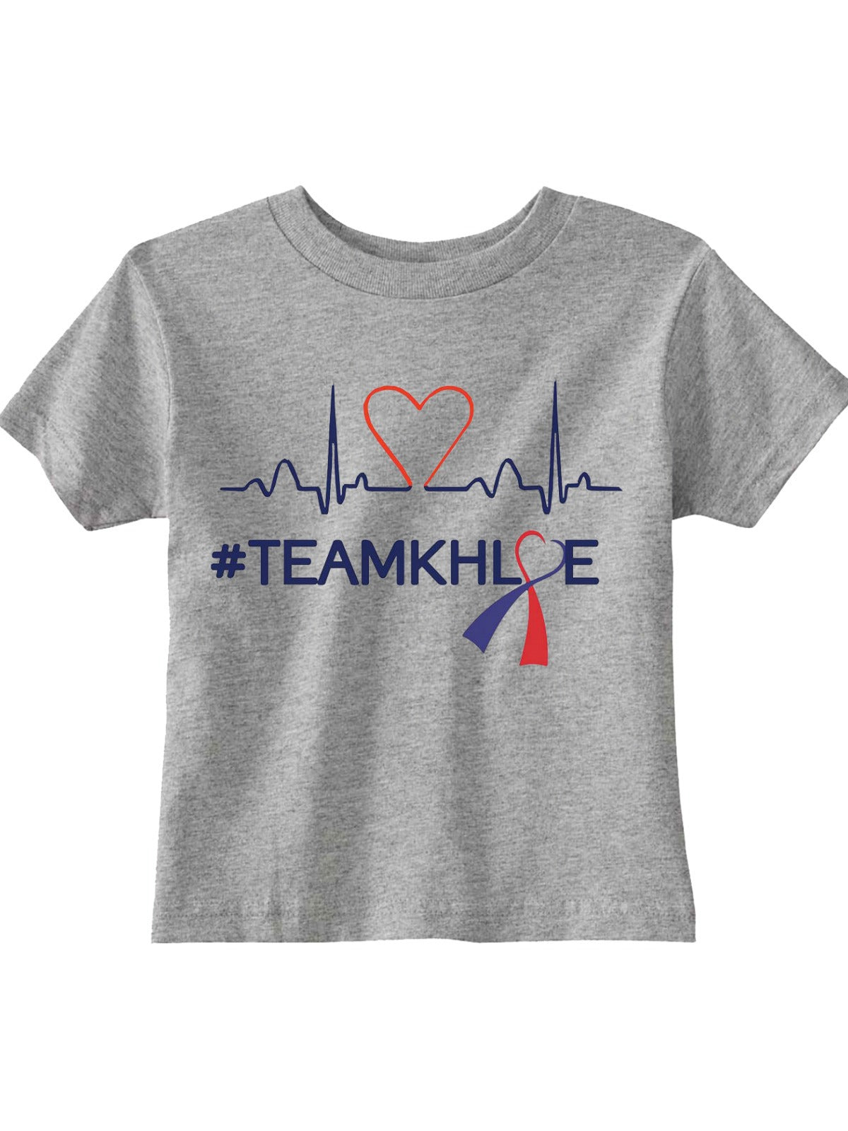 Team Khloe's Heart - Unisex T-Shirt - Gray