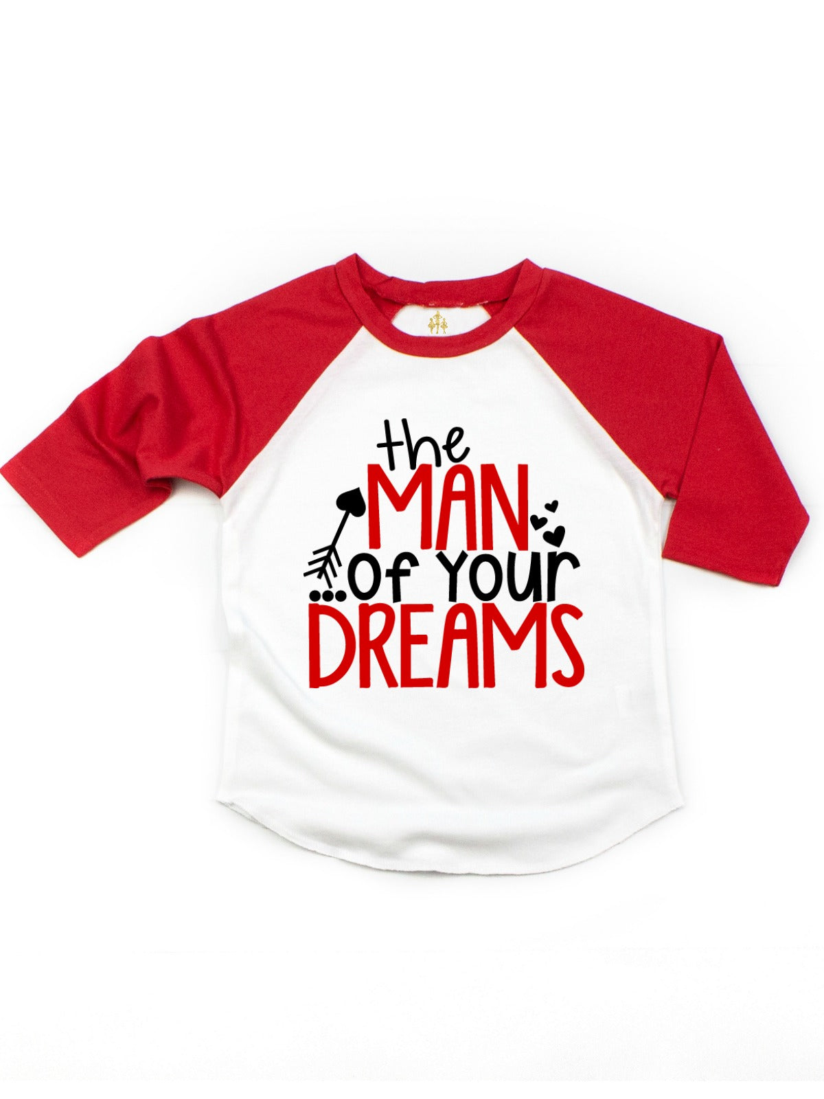the man of your dreams boys valentines day shirt