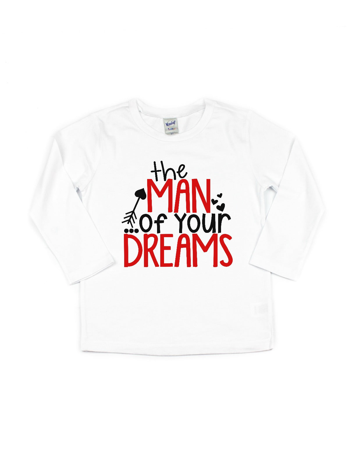 The Man of Your Dreams Boys Long Sleeve Valentine's Day Shirt