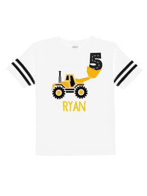 Personalized Construction Truck T-Shirt