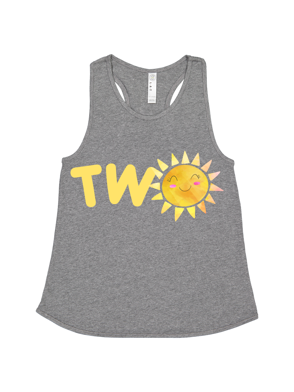 two sunshine summer birthday tank tops