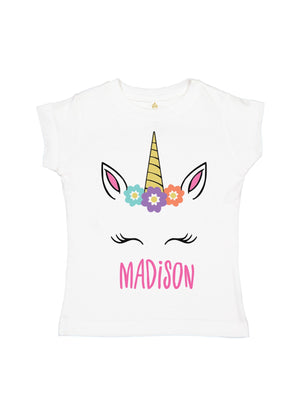 personalized unicorn shirt for girls