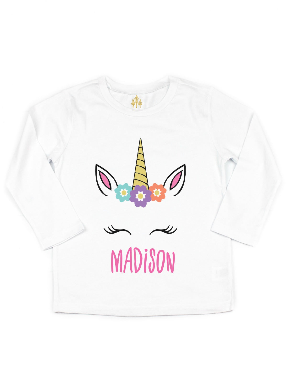 personalized smiling unicorn face shirt