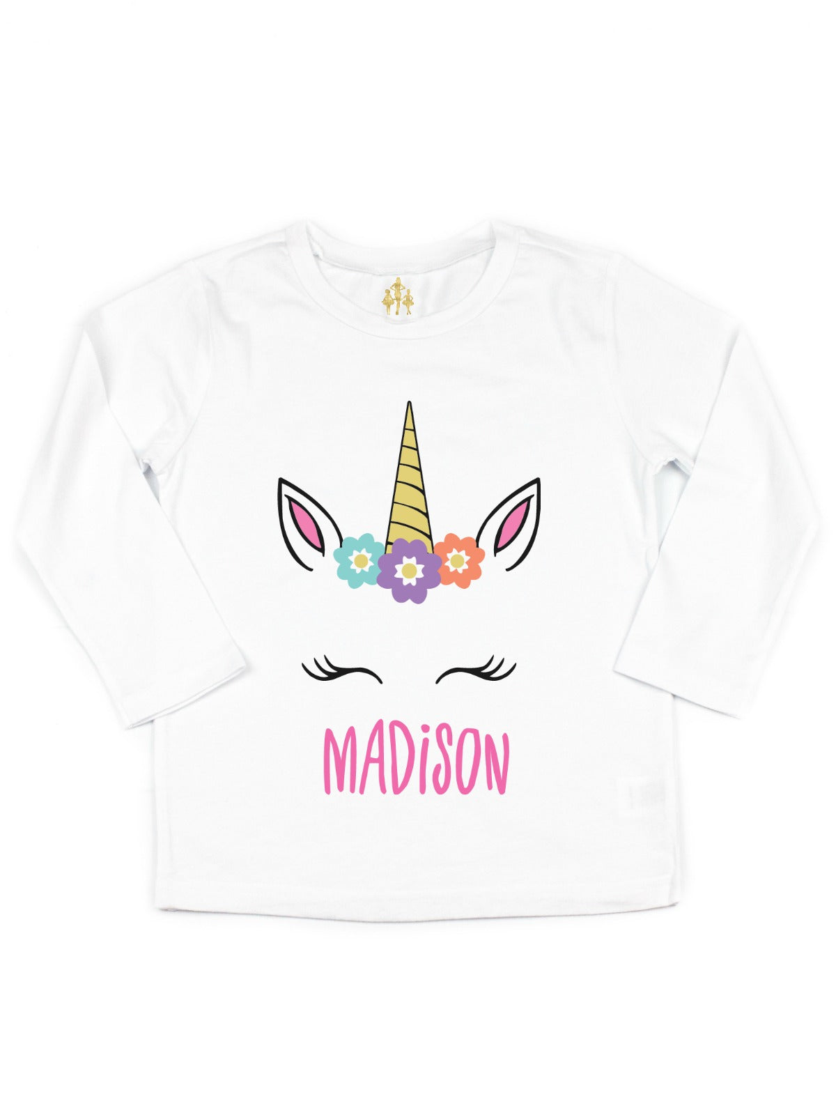 girls personalized birthday shirt unicorn 