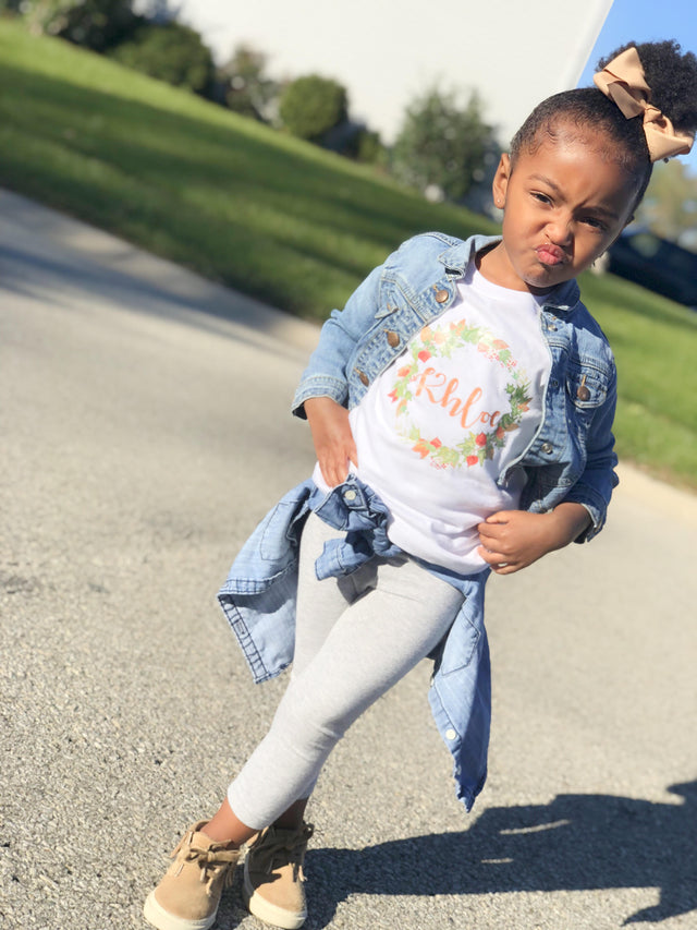 kids fall shirts personalized 