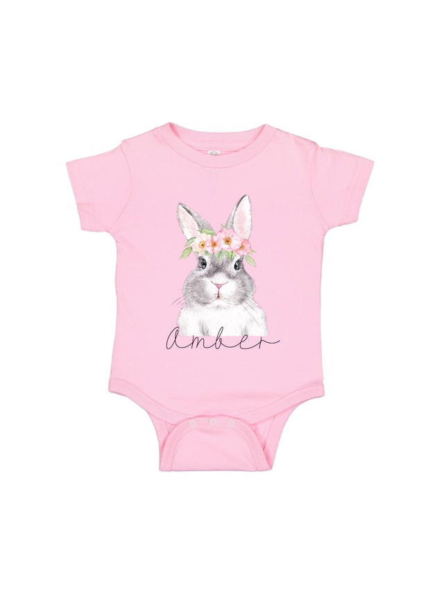 Baby Girl's Easter Bunny One Piece