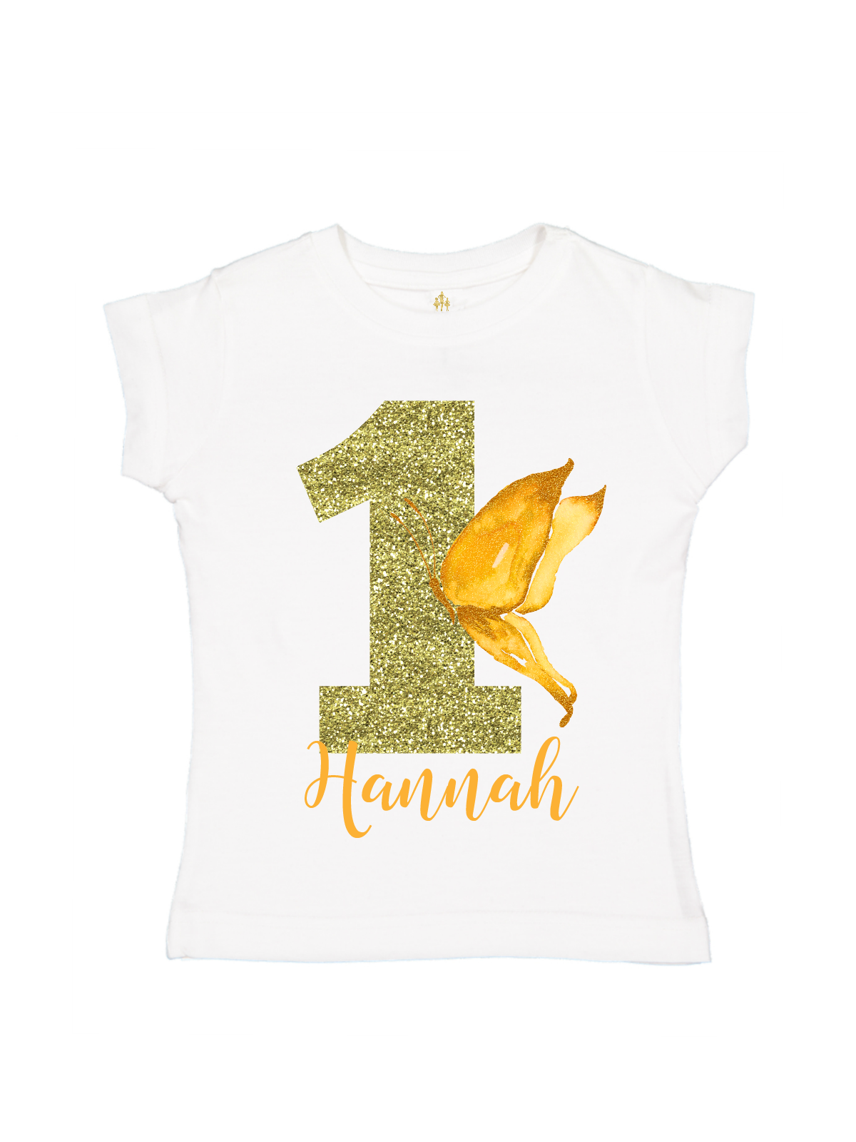 personalized birthday shirt butterfly for girls