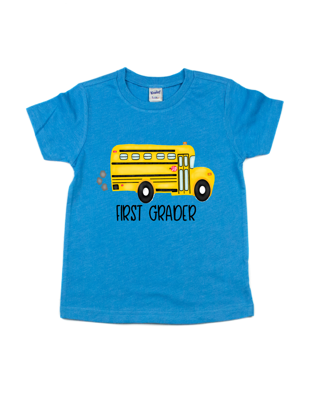 personalized yellow school bus shirt